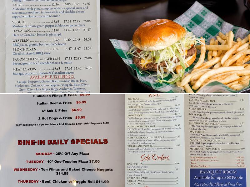 Pizza Pro's Menu
