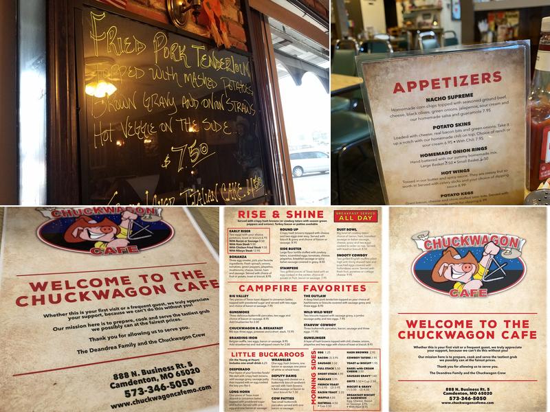 Chuckwagon Cafe Menu
