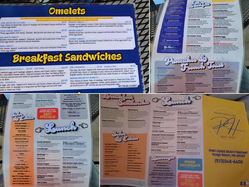 The Pancake House Menu