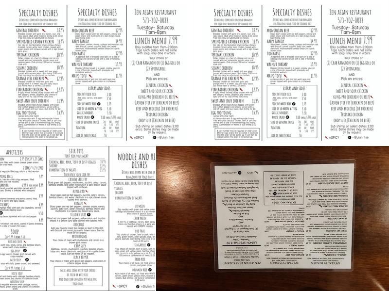 Zen Menu