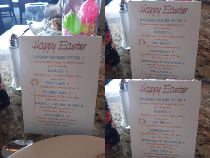 HK's Restaurant and Bar Menu