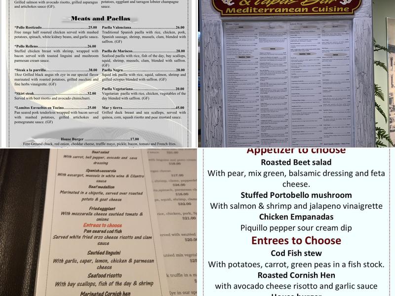 El Pulpo & Tapas Bar - Middletown Menu