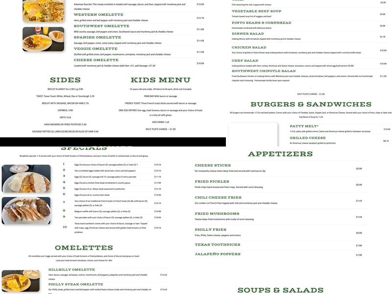 Airedale Diner Menu