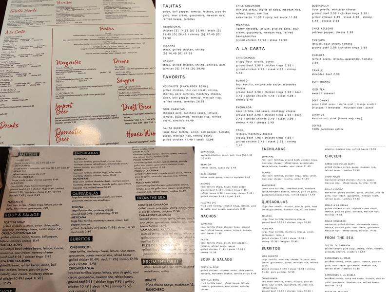 El Maguey | Mexican Restaurant Menu