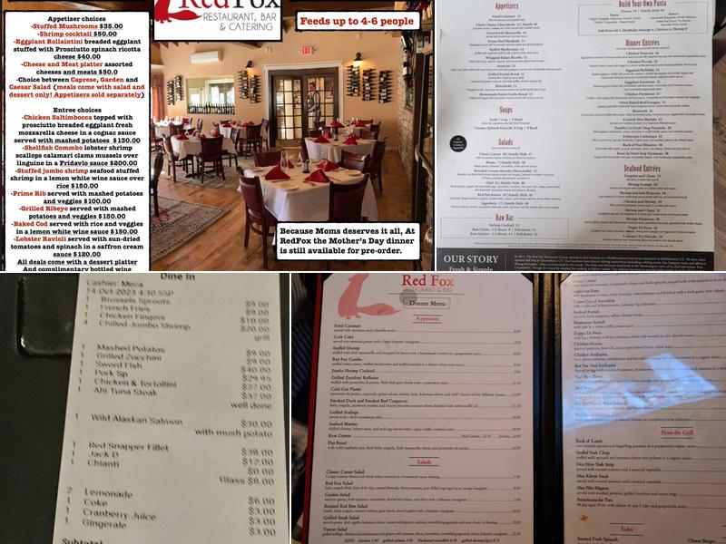 Red Fox Restaurant Menu