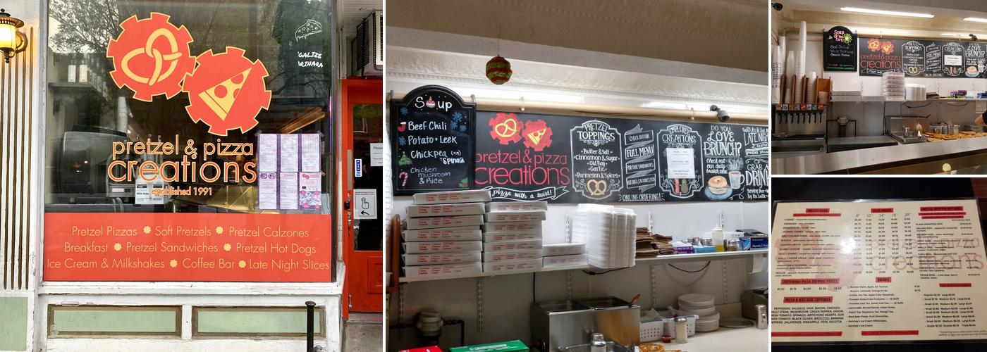 Pretzel & Pizza Creations Menu