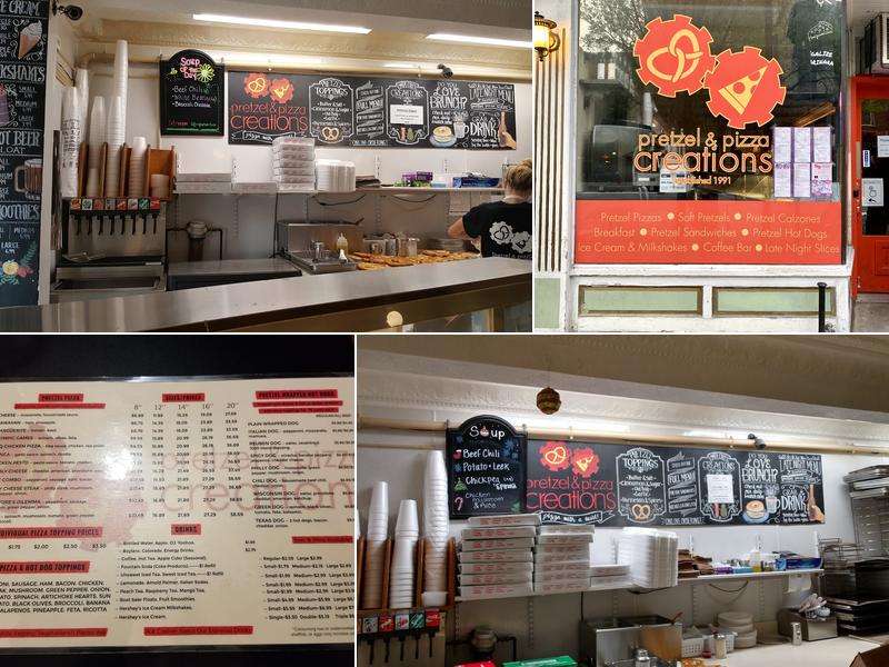 Pretzel & Pizza Creations Menu