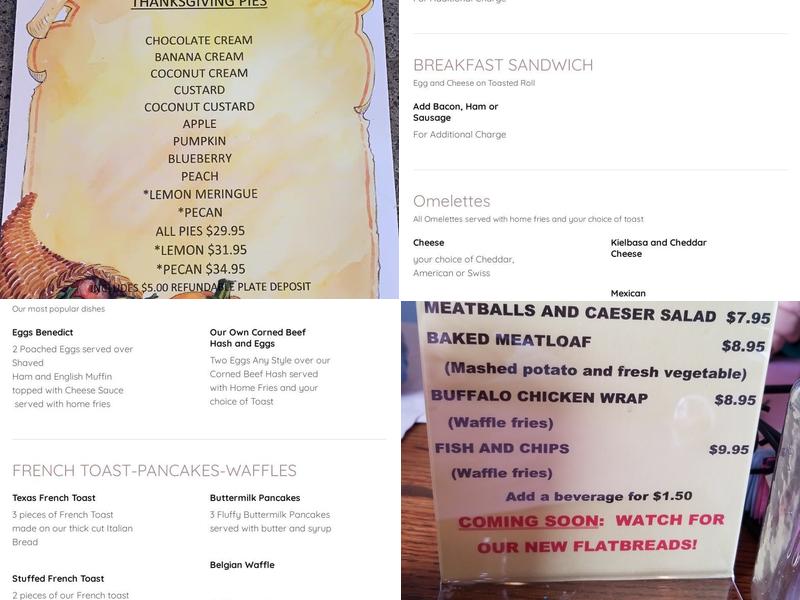 Henry's Menu