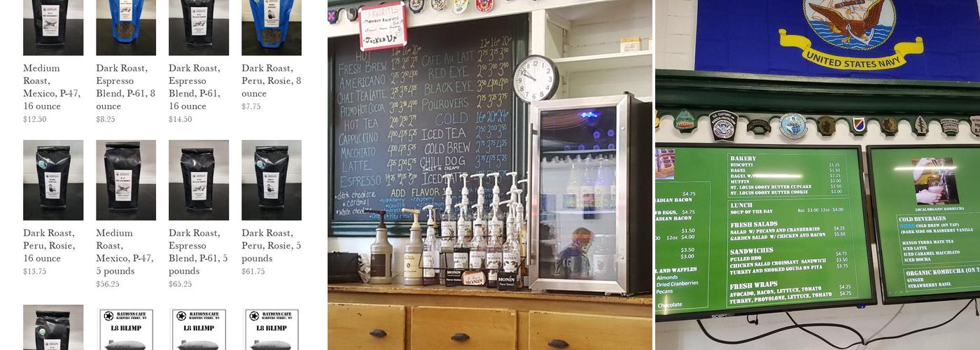 Rations Roasters Menu