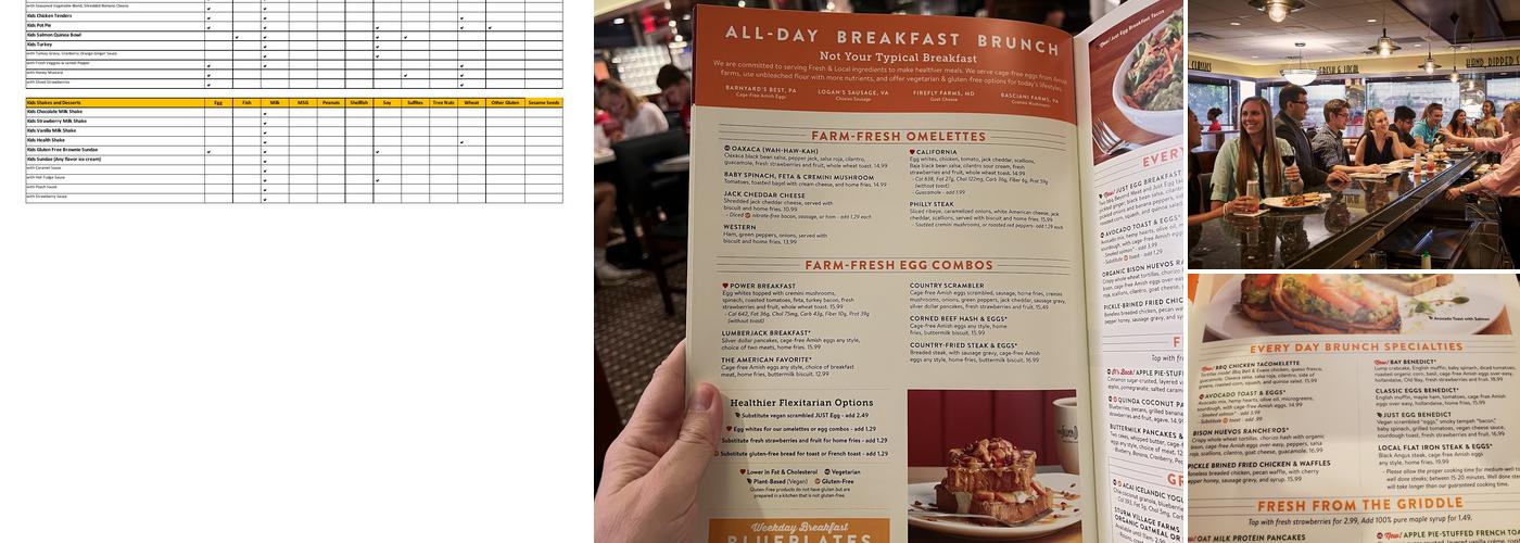 Silver Diner Menu