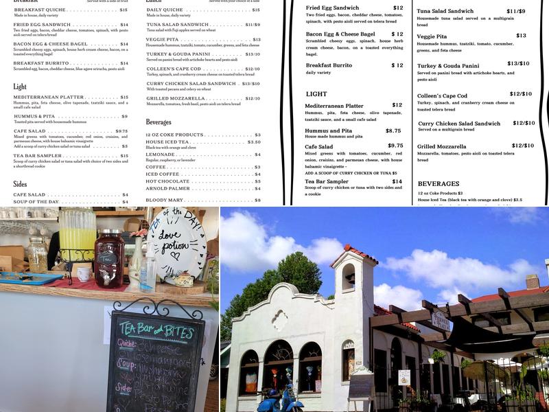 Tea Bar & Bites Menu