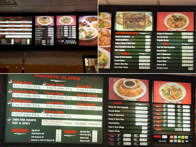China Wok Menu