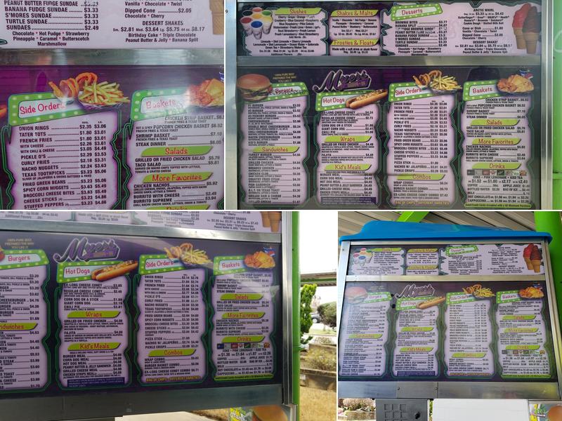 Myers Drive-In Menu