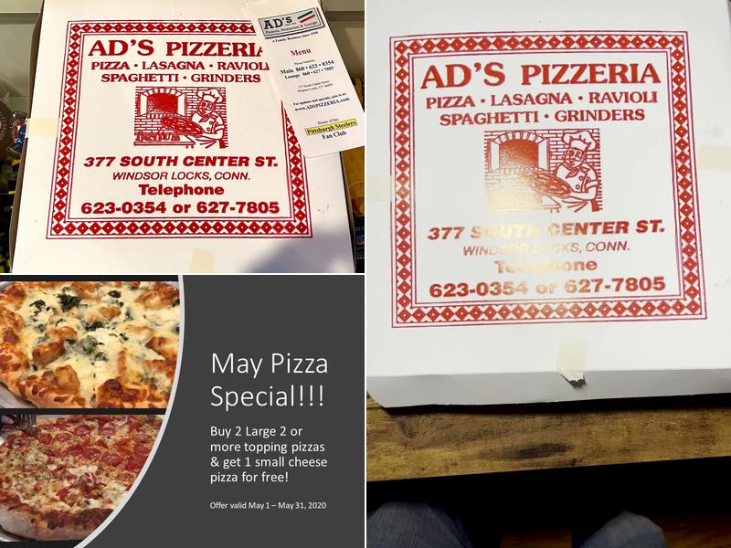 AD's Pizzeria Menu