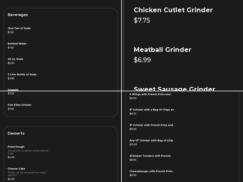 Wild Olive Pizzeria Artisan Sandwiches & Pizza Menu