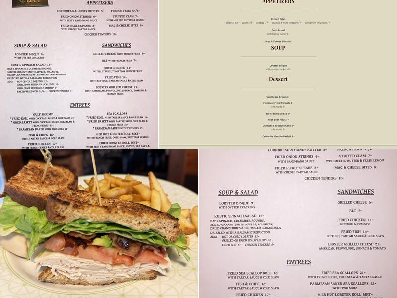 Rustic Café Menu