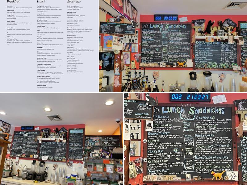 Two Wrasslin' Cats Coffee House & Cafe Menu