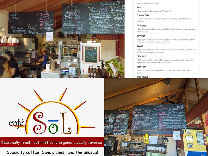 café SoL Menu