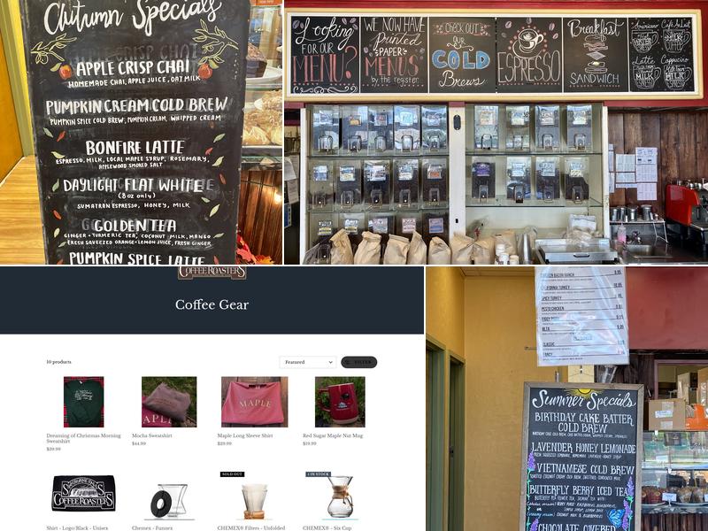 Shelburne Falls Coffee Roasters Menu