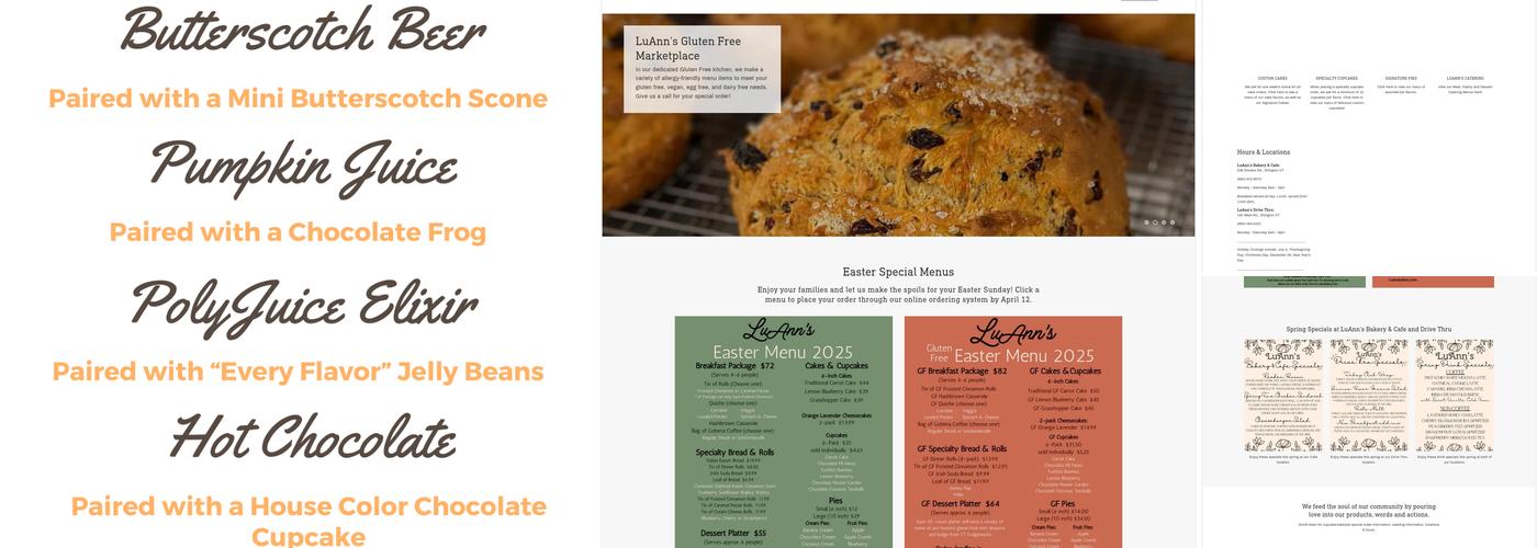 LuAnn's Bakery & Cafe Menu