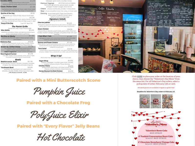 LuAnn's Bakery & Cafe Menu