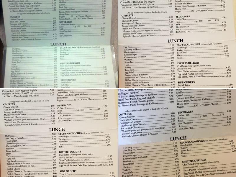 Courtyard Restaurant Menu