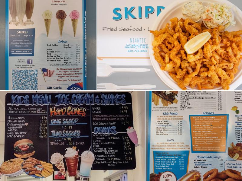 Skippers Seafood Restaurant Menu