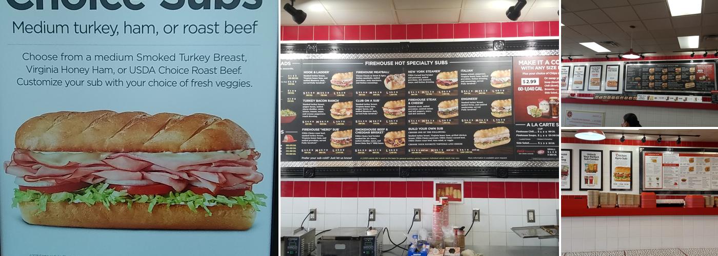 Firehouse Subs Fowler Menu
