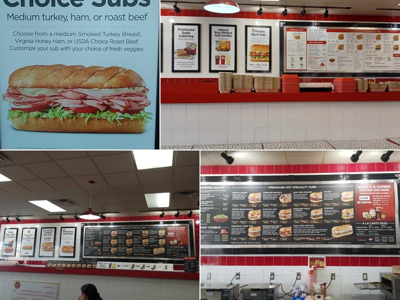 Firehouse Subs Fowler Menu