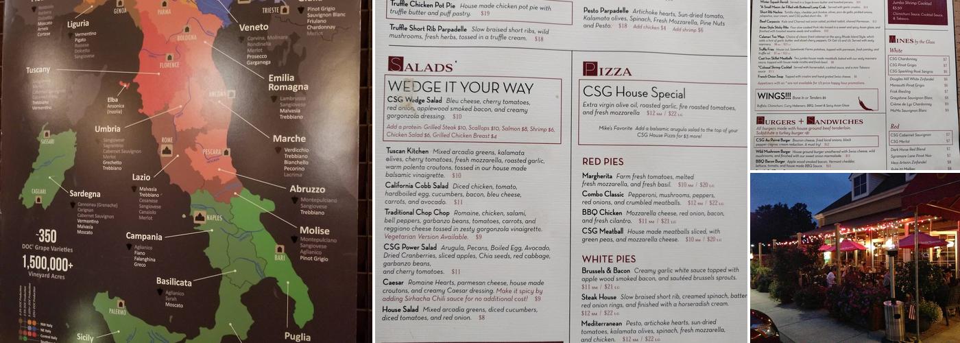 Center Square Grill Menu