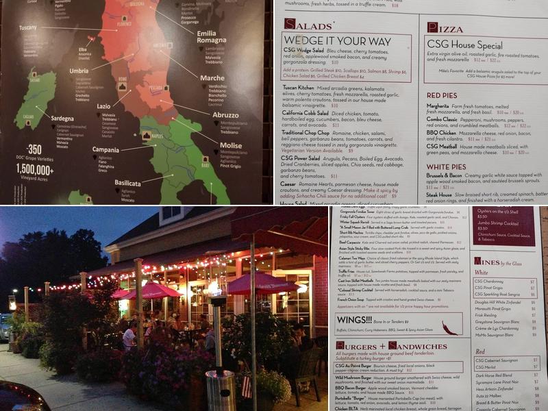 Center Square Grill Menu