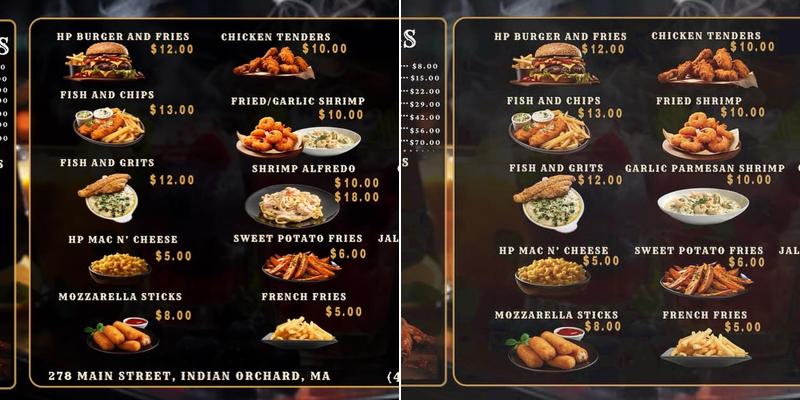 Hemil's Bar & Grill Menu