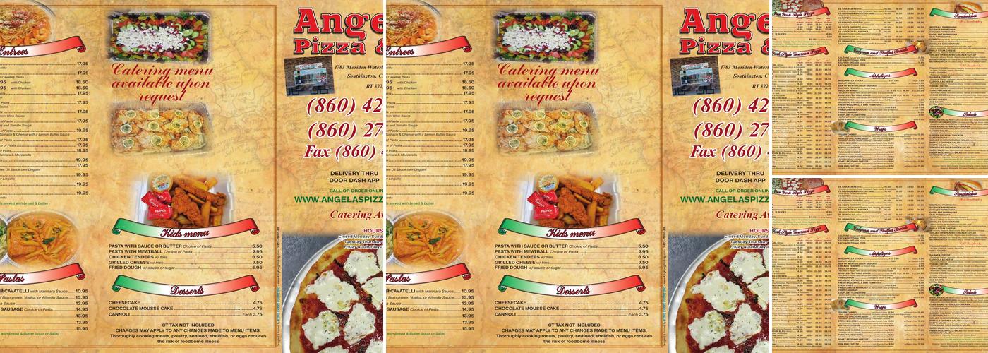 Angela's Pizza & Deli Menu