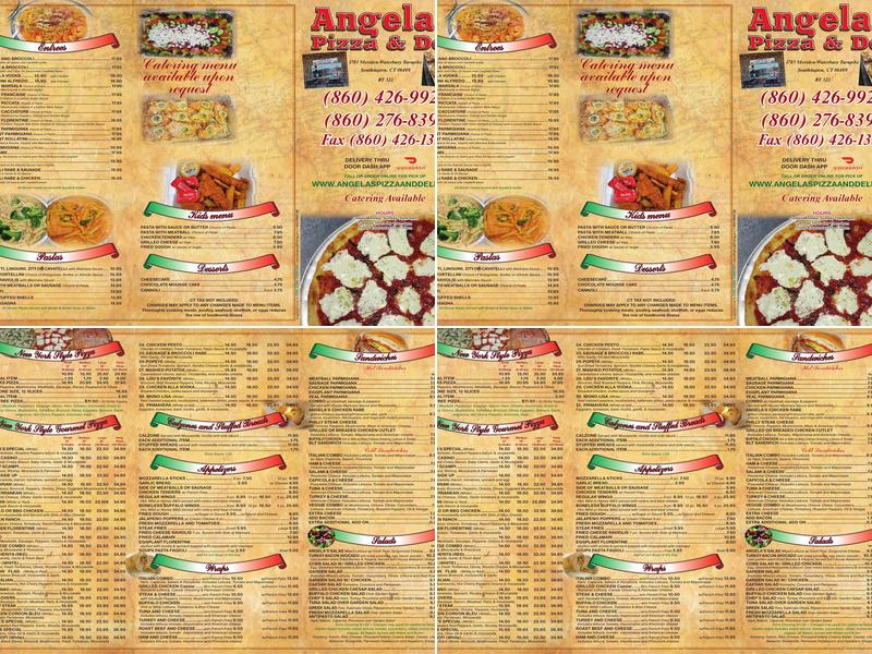 Angela's Pizza & Deli Menu