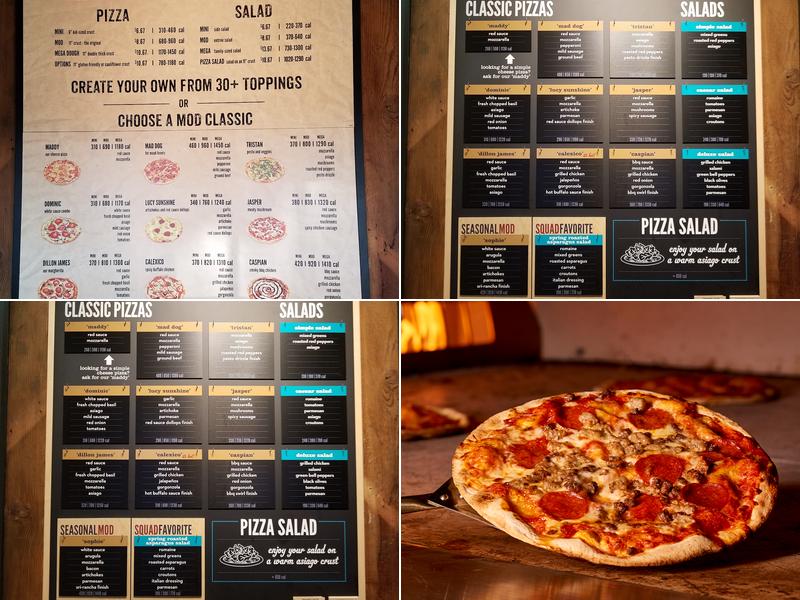 MOD Pizza Menu