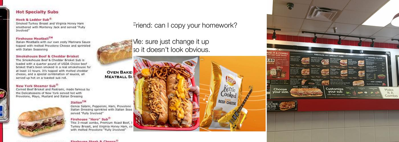 Firehouse Subs Carrollwood Menu