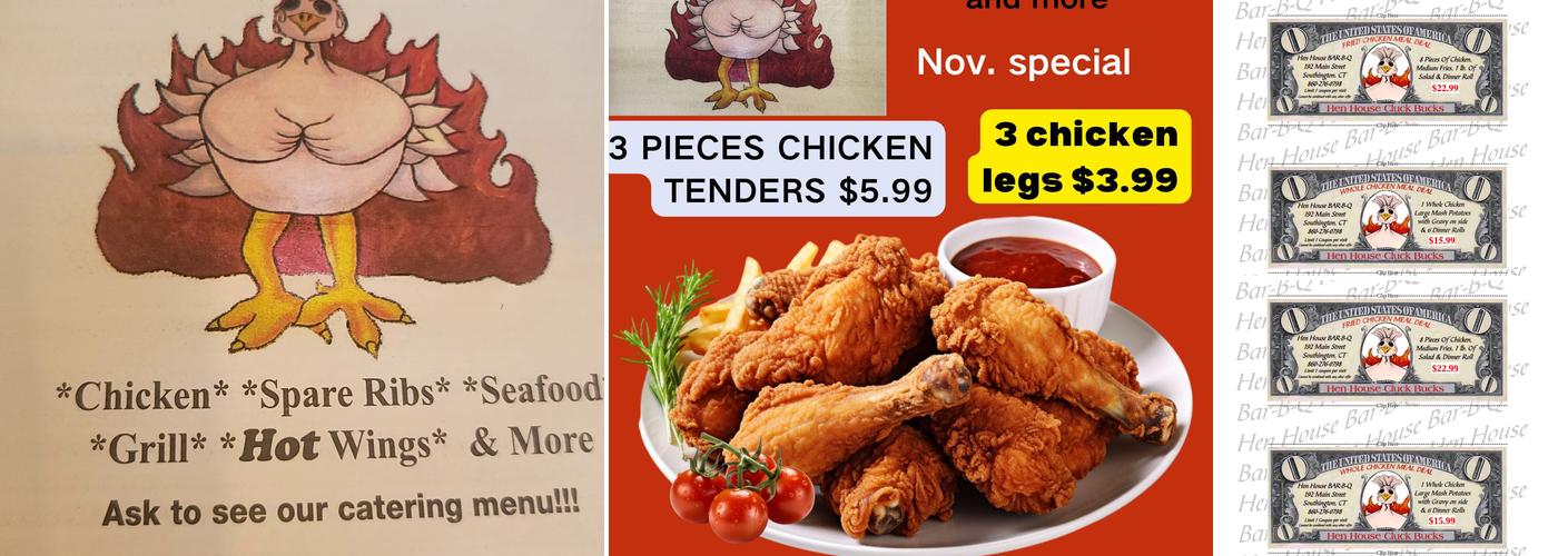 Hen House BBQ Menu