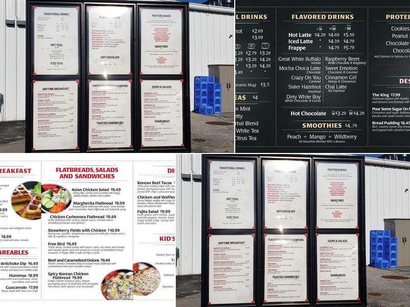 Classic Rock Coffee Republic Menu