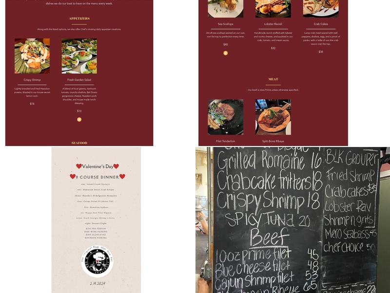 Son Of Skaliwags Menu