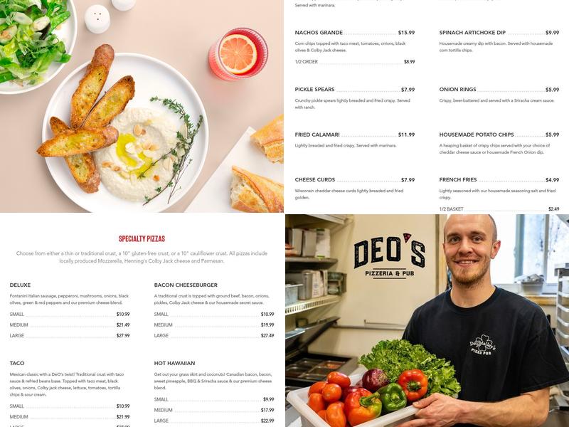 DeO's Menu