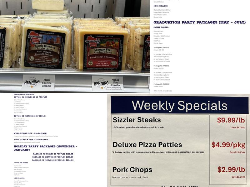 Eden Meat Market & Catering Menu