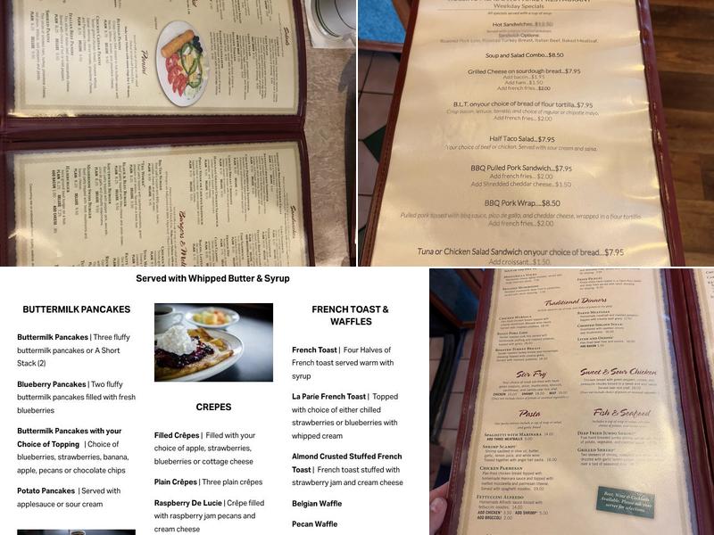 Rolling Meadows Restaurant Menu