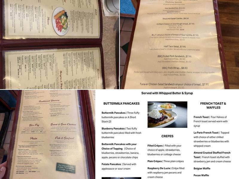 Rolling Meadows Restaurant Menu
