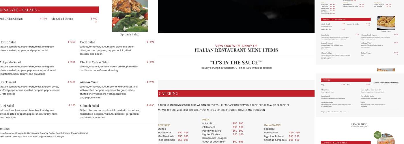 Illiano's Grill Menu