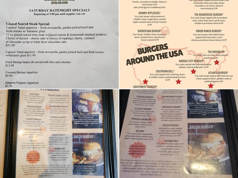 Triple B- Best Burgers and Brews Menu