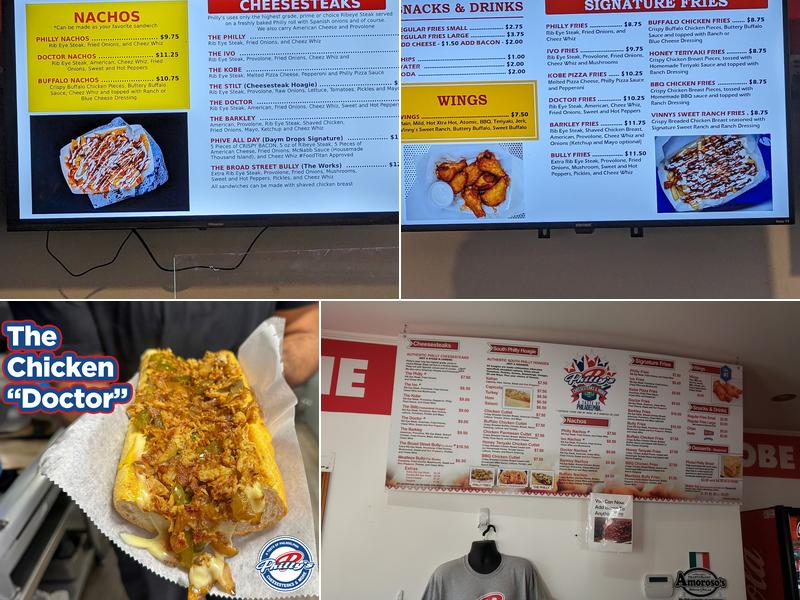 Philly's Menu