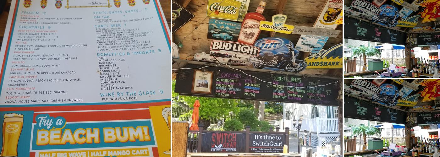 Tiki Bar Menu