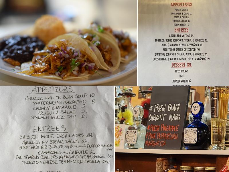Milagro Cafe Menu