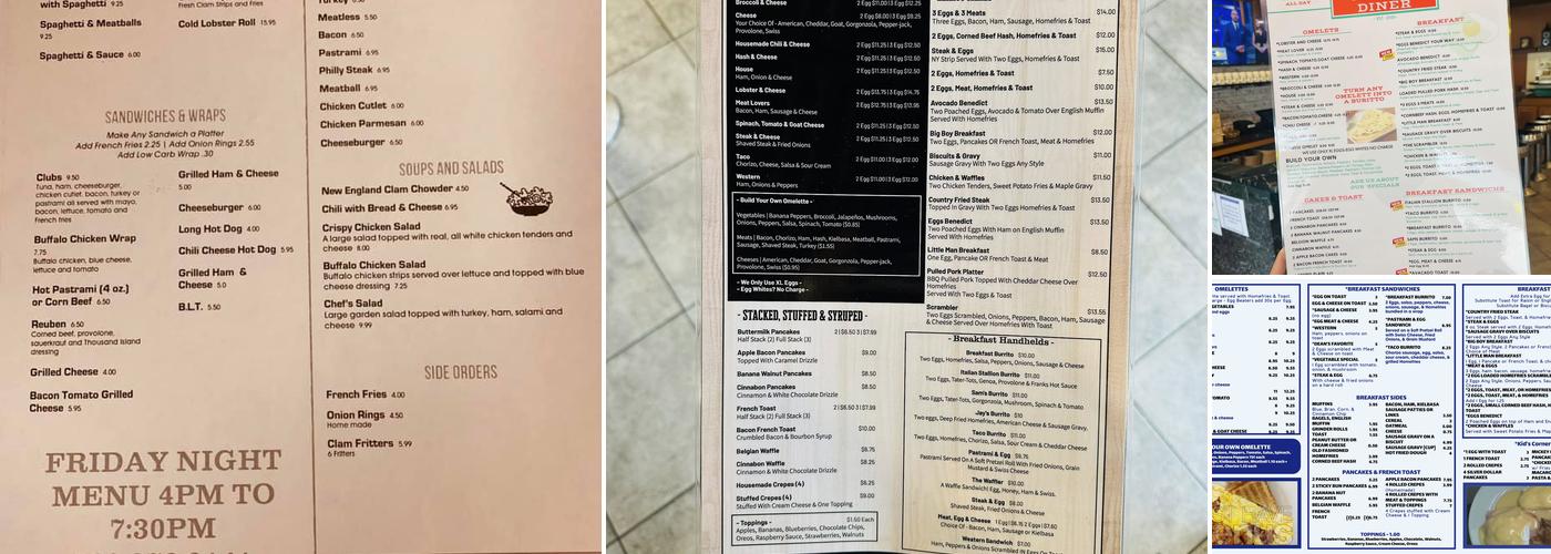 Dean's Corner Menu