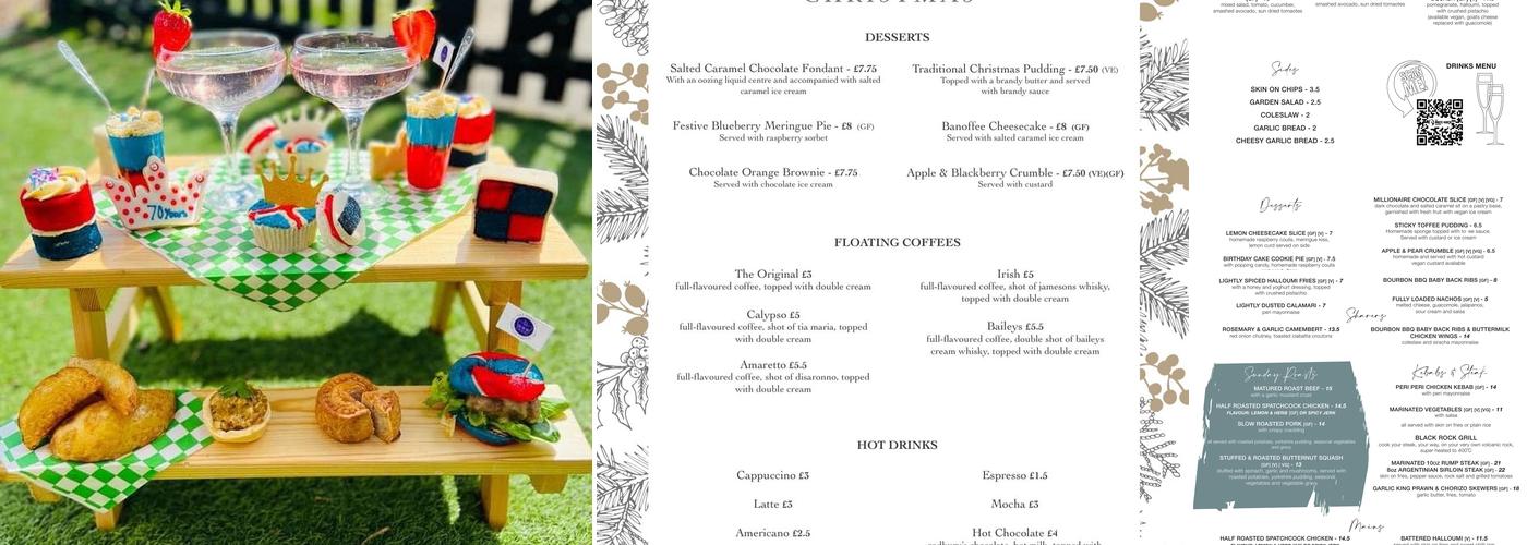 White Horse Tea Green Menu